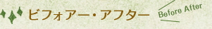 ビフォアー・アフター
